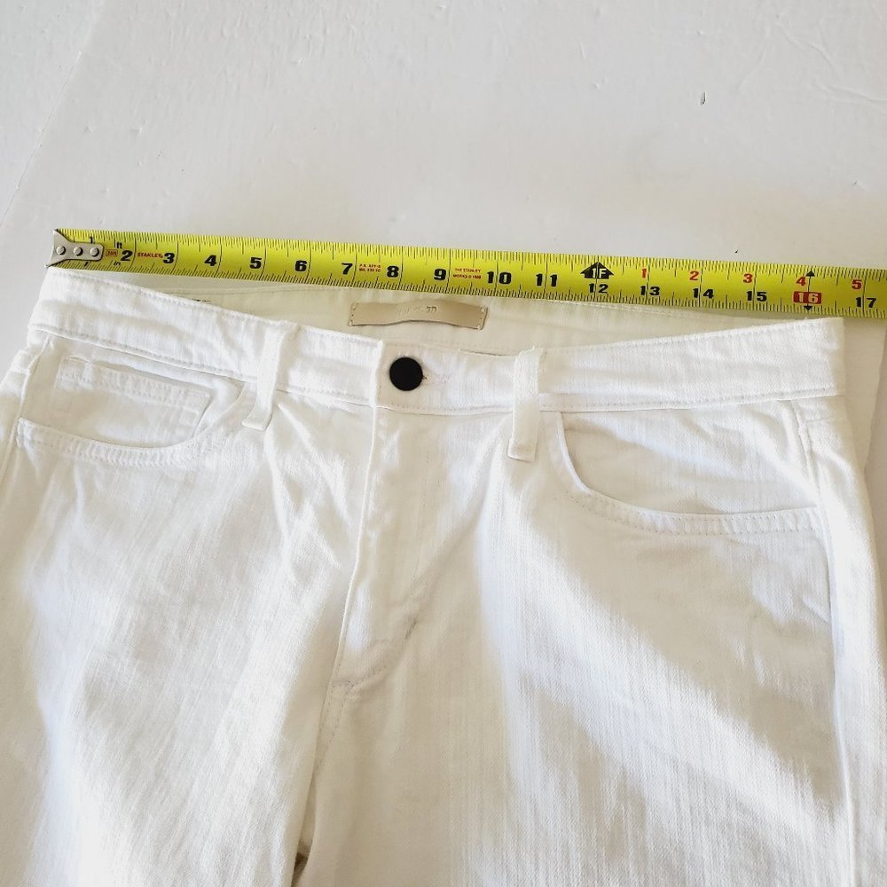 ANTHRO JOE'S White Ankle Straight Leg Jeans fit small! - Picture 9 of 11